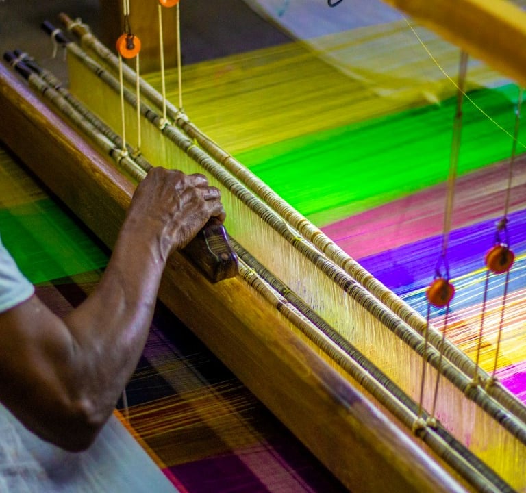 Thai cotton weaving