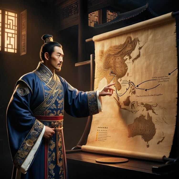Đoàn Nhữ Hài họp bàn mưu lược đánh chiêm cùng vua trần anh tông