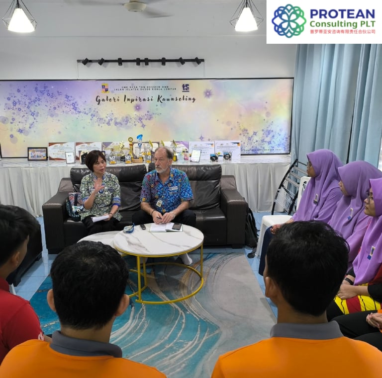 Protean Consulting explaining focus group procedures to minors to ensure informed consent.