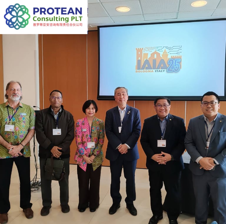 Protean proud to meet Malaysian delegates at IAIA 2025.