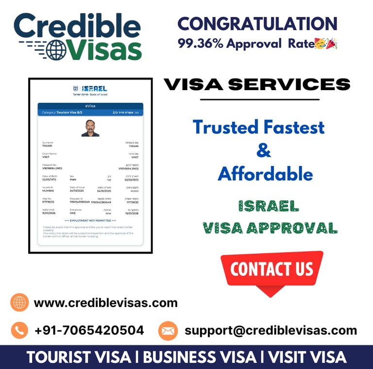 Israel Visa Approved