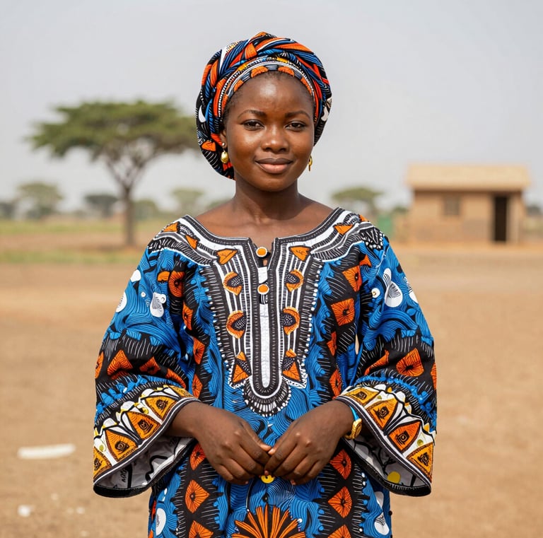 Portrait photograph capturing an artist at work in a sunlit studio filled with vibrant colors.
