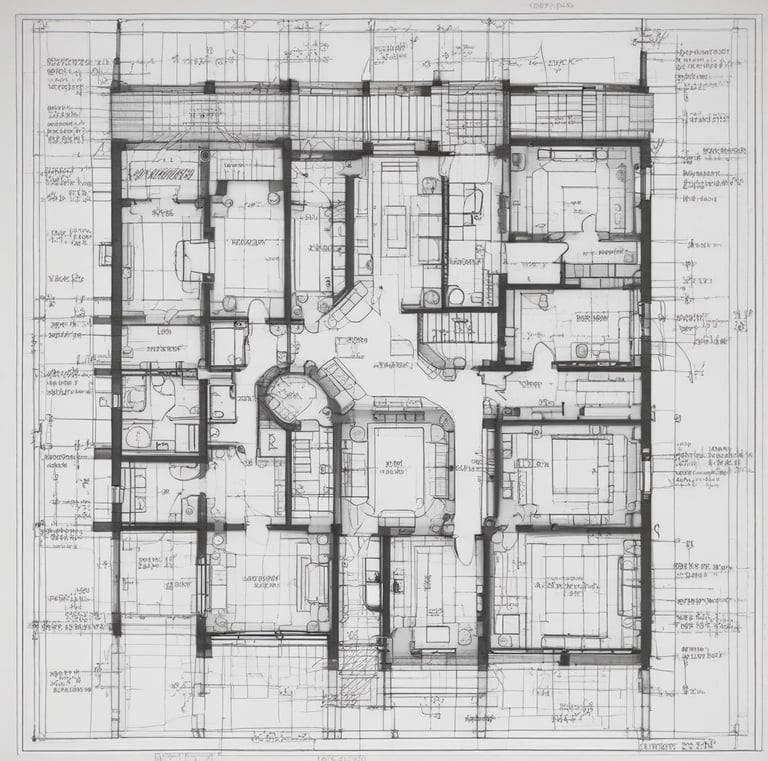 A spacious office area with open-plan desks and abundant natural light streaming through large windows.