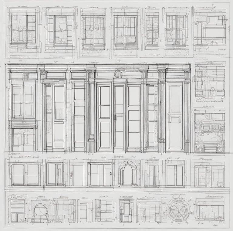 A spacious office area with open-plan desks and abundant natural light streaming through large windows.