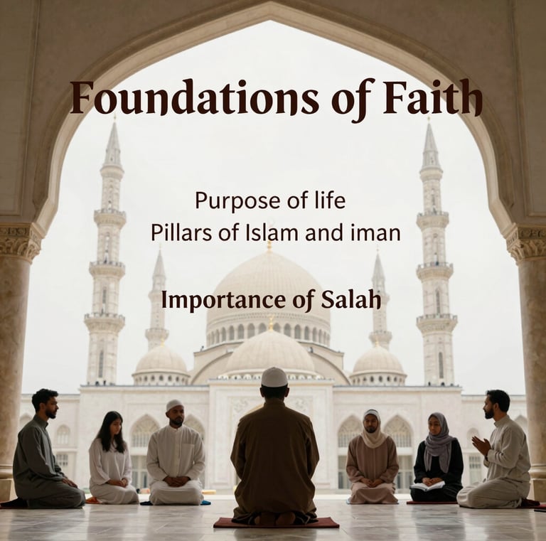 Young men engaged in a lively halaqa discussion inside MCQ mosque.