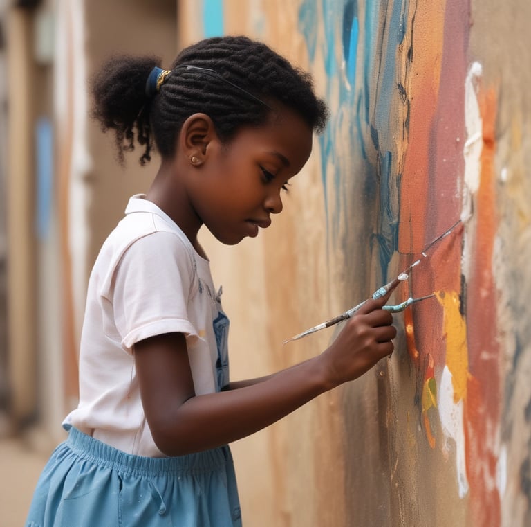 A quiet moment of a child reading a book by the window with soft sunlight.