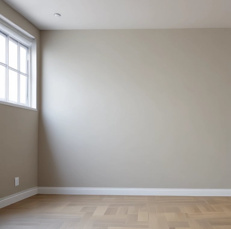 A set of colorful paint cans open and ready for a new project.