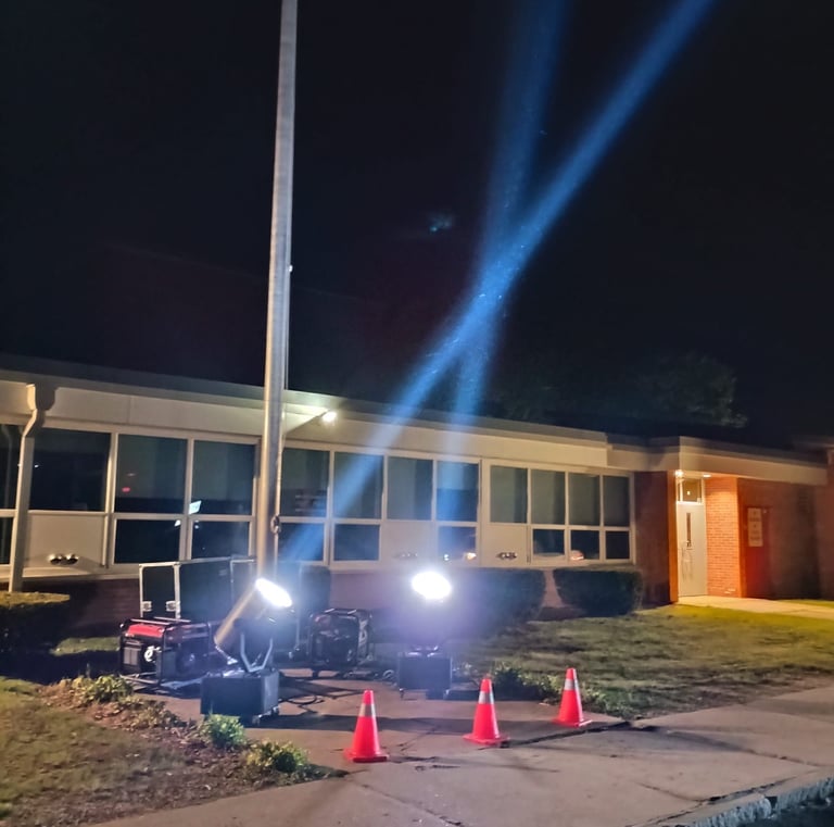 dual 4k searchlights