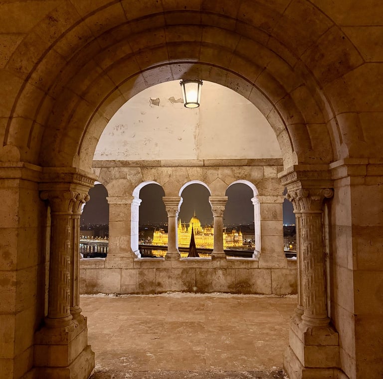 Parlamento di Budapest dal Bastione dei Pescatori