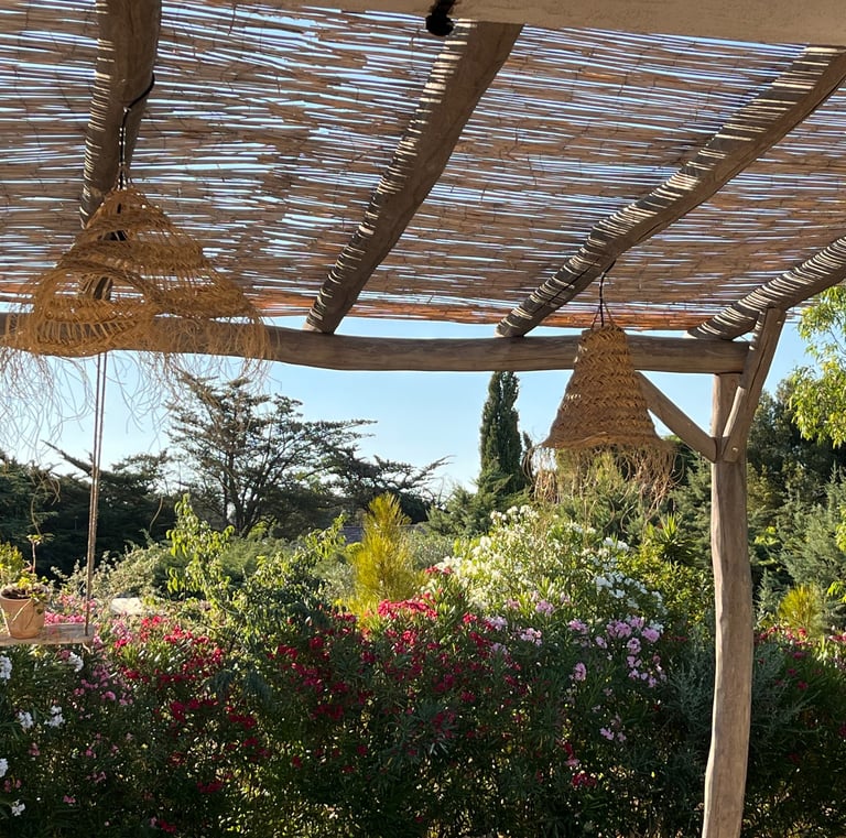 Pergolas bois flottés