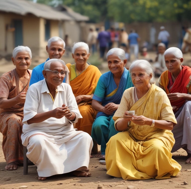 Volunteers distributing nutritious meals to families in need.