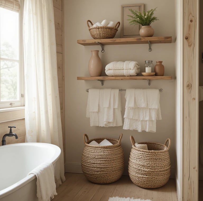 NaturalCozy Storage Cubes 11 Inch Cotton Rope Woven Baskets for Organizing