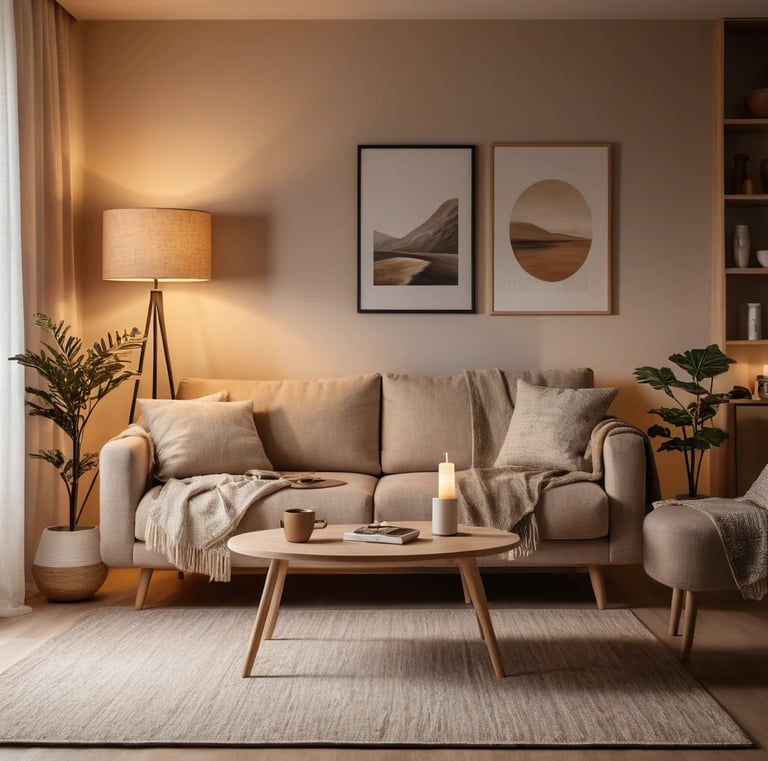 LiteHistory Wood Tripod Floor Lamps for Living Room