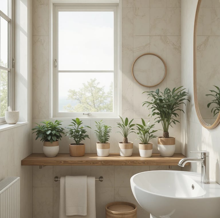 Artificial Eucalyptus Stems in Glass Vase with Faux Water,3Pcs Fake Plant