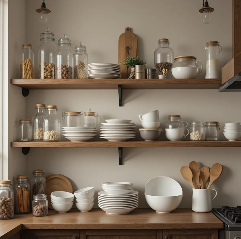 Strawberry Street Marquis 3 Piece Canister Set, Matte Black