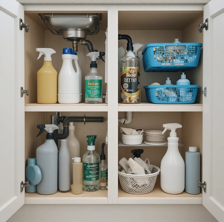  2-Tier Multi-Purpose Bathroom Under Sink Organizers and Storage