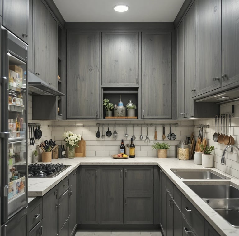 31 Inch Pot Rack Wall Mounted，3 in 1 Pots and Pans Organizer with 2 tier Kitchen Racks & Pot Lid Org