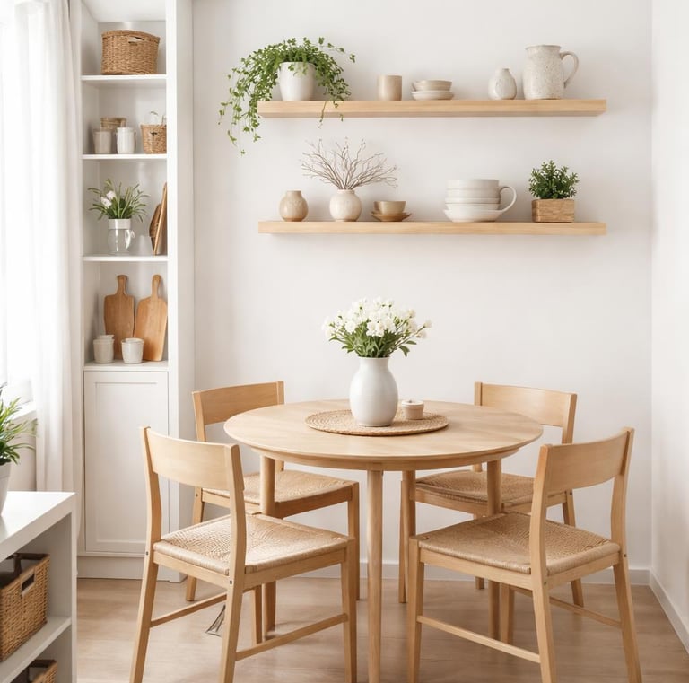 upsimples Floating Shelves for Wall, Wall Shelves for Decor Storage Set of 6, Wall Mounted Wood Shel