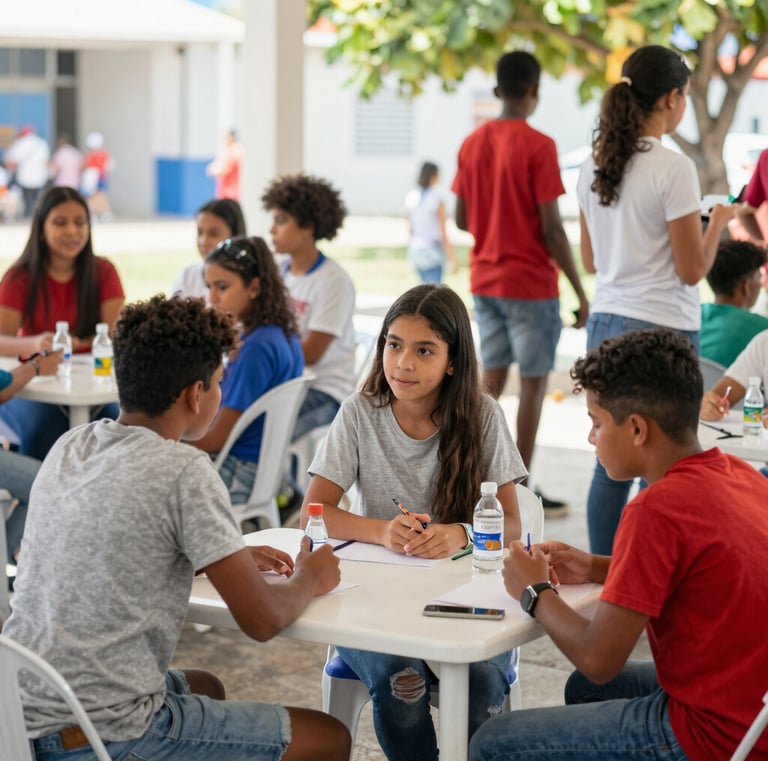 A group photo of volunteers and beneficiaries celebrating a successful health initiative.