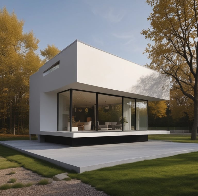 Close-up of refined architectural detail showcasing precision and texture in light tones.