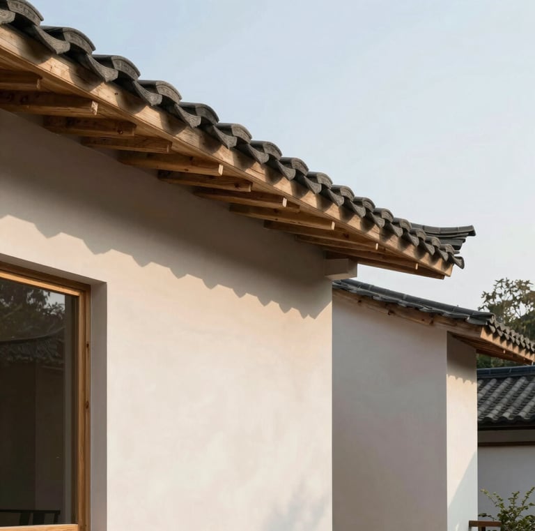 Evening view of a completed building with illuminated windows highlighting its solid structure.