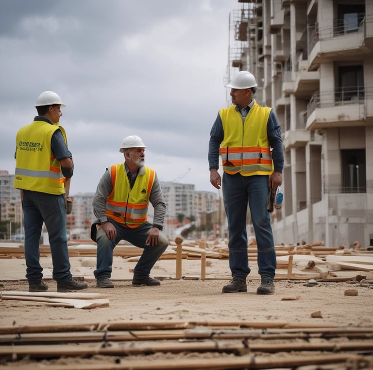 Female candidate preparing for an interview with notes