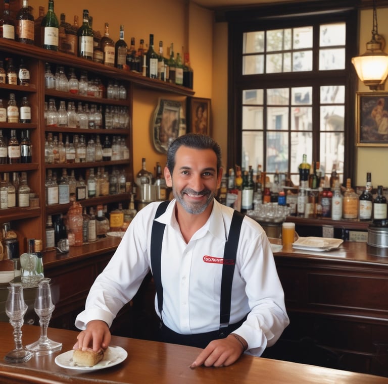 Young professional woman reviewing her resume with a laptop