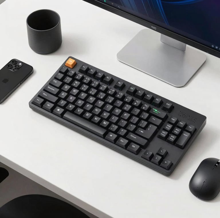 Smiling customer receiving a product package from a delivery professional.