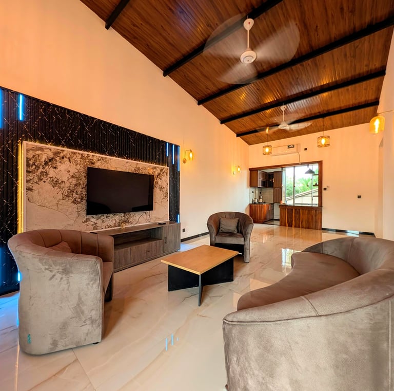 Living room at Kaveen Homes