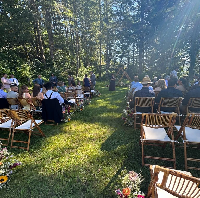 wedding ceremony in action