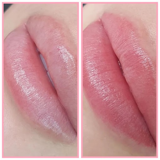 Permanent Make-up Lippen schattieren Vorher Nachher Fotos in der Nähe Linz Wels Steyr Augenbrauen