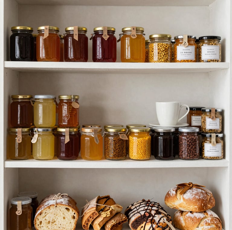 A vibrant display of second-hand clothing neatly organized on racks.