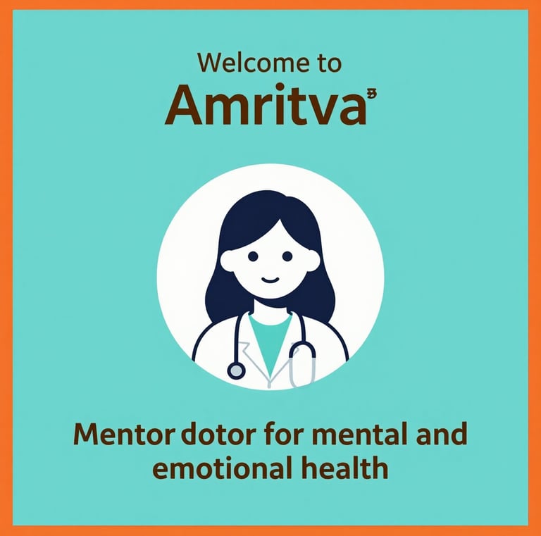 a yellow sign that reads your mental health matters