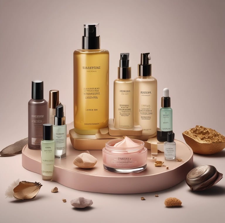 Stylish wristwatch with a leather strap placed on a warm beige textured background.