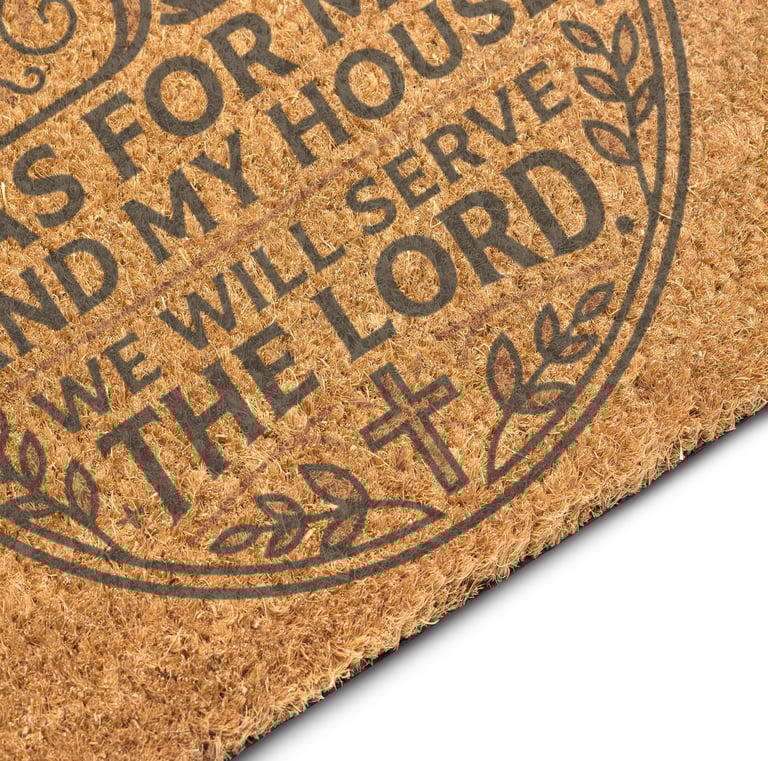 Welcome guests with a durable doormat that adds personality to any entryway. 