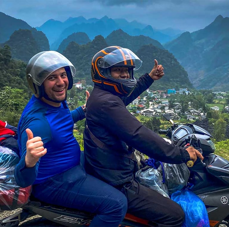 Tour en easyrider dans les montagnes du nord Vietnam