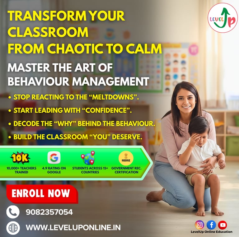 LevelUp Online Education behaviour management course empowers educators with calm classroom strategy