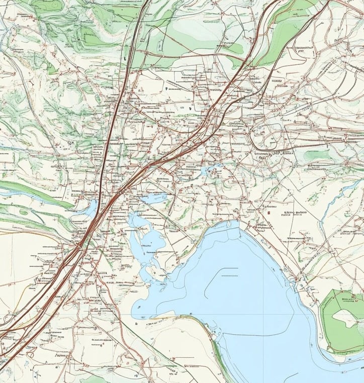 illustration of map