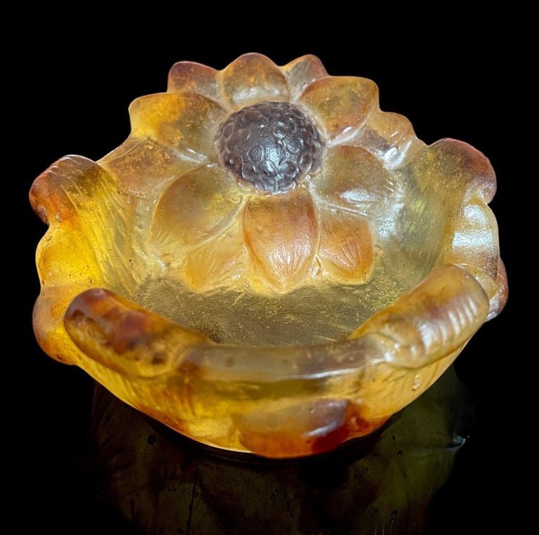 Cendrier Lotus Bleu de Gabriel Argy Rousseau