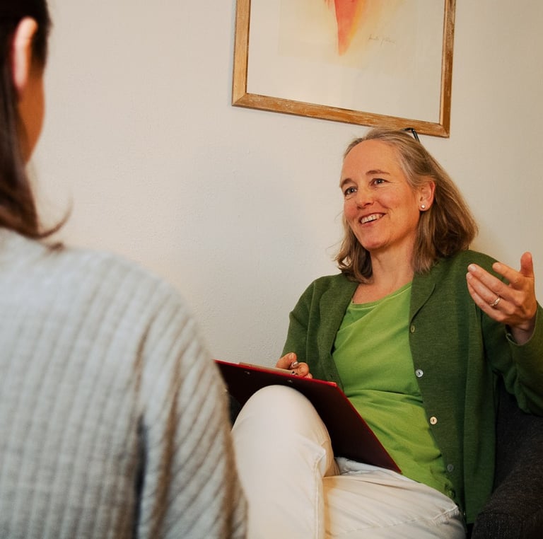 Beratatungsgespräch bei Silke Gesing