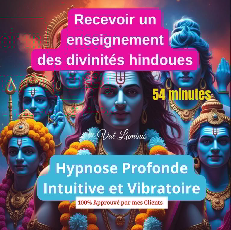 hypnose divinités hindoues hypnose enseignement spirituel hypnose voyage initiatique