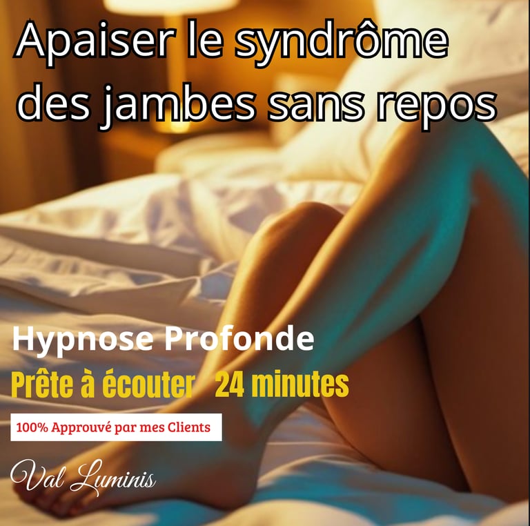 hypnose jambes sans repos hypnose sommeil profond hypnose apaiser agitation jambes