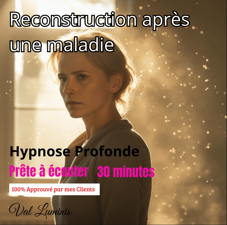 hypnose reconstruction maladie hypnose se reconstruire après maladie