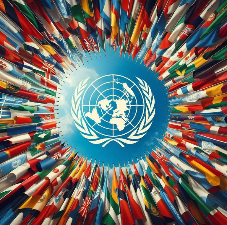 united nations flags