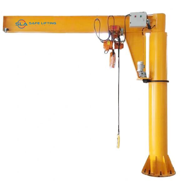 Free Standing Jib Crane Side View