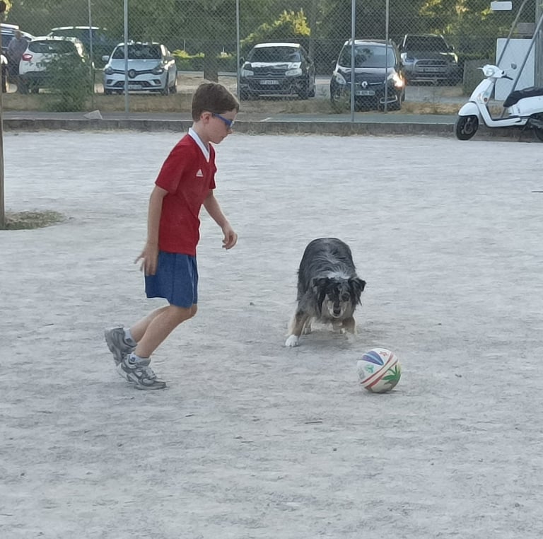 Keeping his eye on the ball