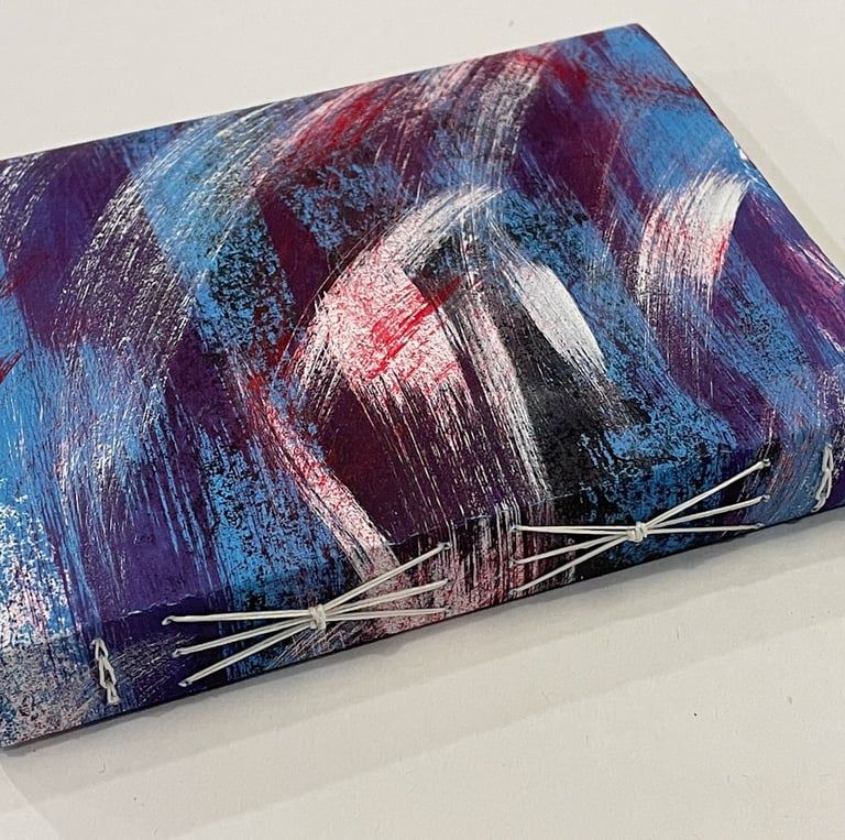 Journal acrylic paper decorative soft cover spine - Bound Impressions