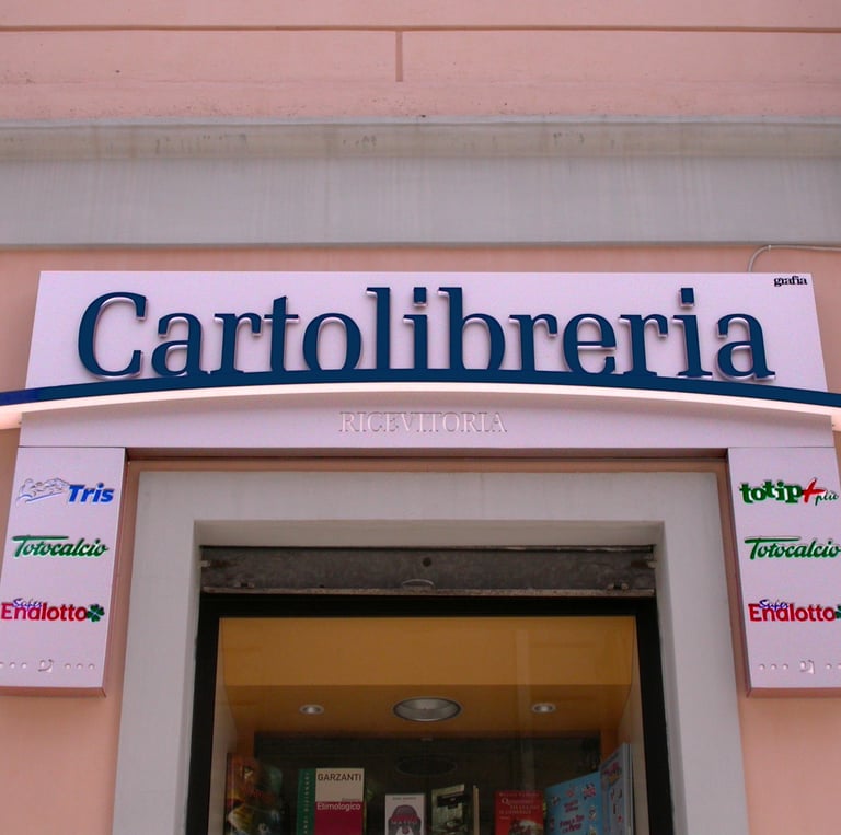 insegna cartolibreria