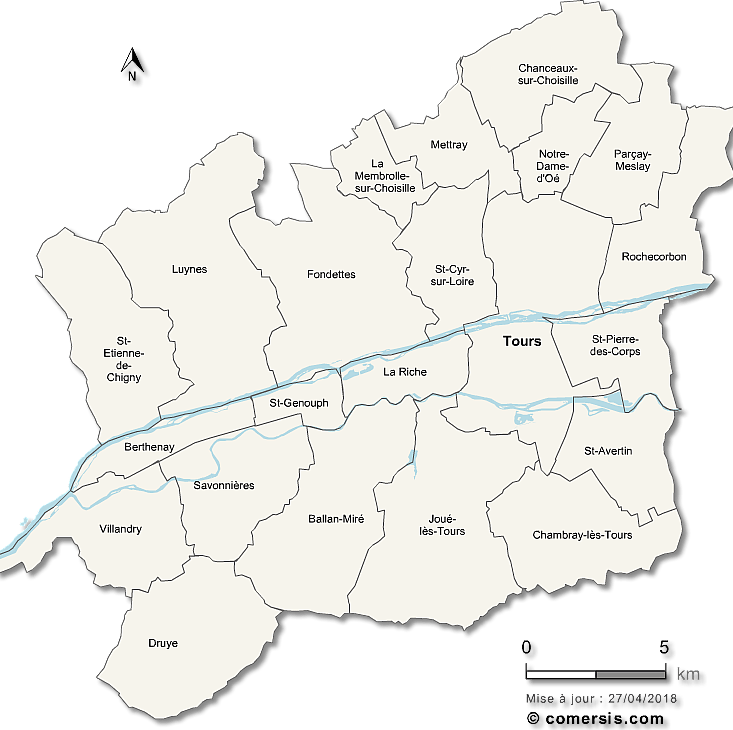 Carte du lieu d'intervention de Viens Balader mon chien