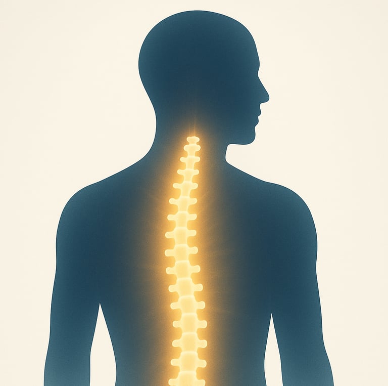 Representação da trajetória da Sekitsui Terapias Manuais e sua evolução no cuidado com a coluna